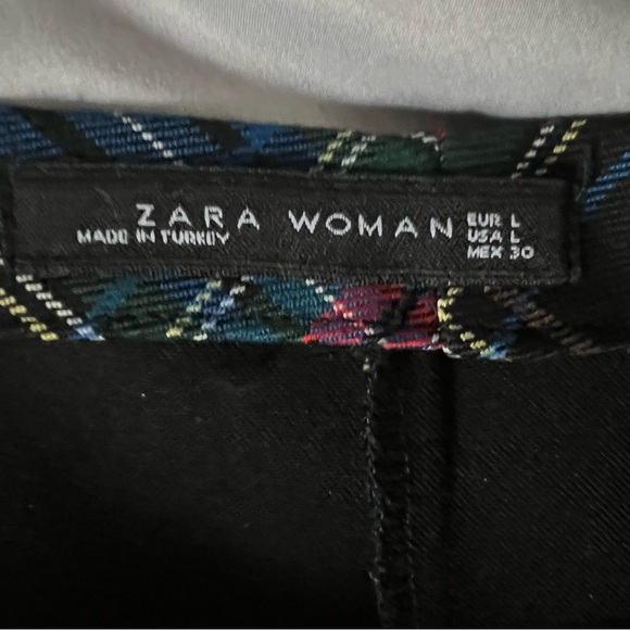 Zara Tartan Mini Skirt - Black, Red, Blue - Picture 5 of 5